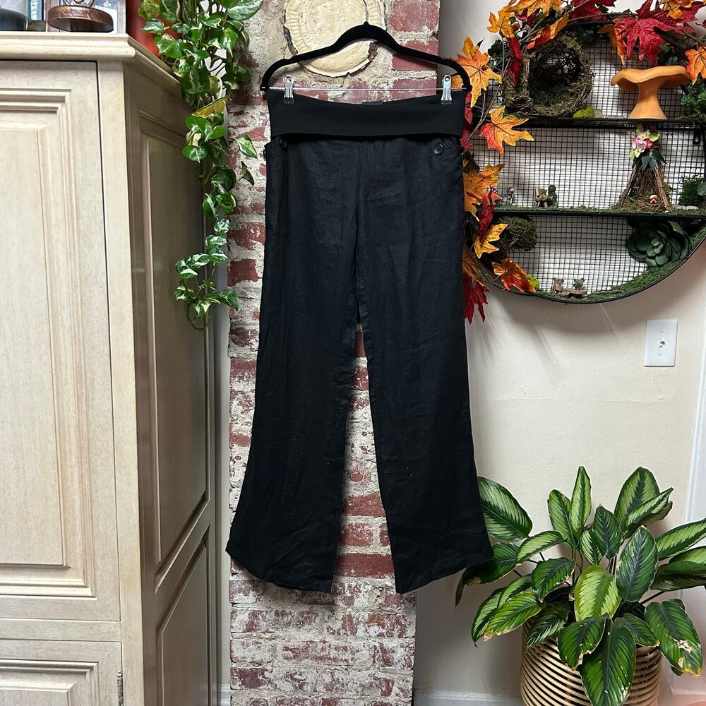 Y2K Forever 21 Foldover Linen Pants Large